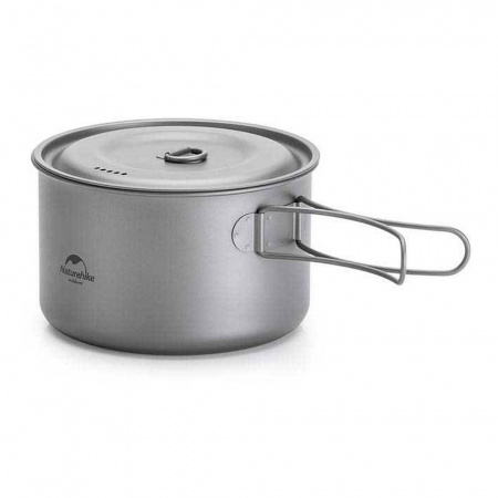 Котелок титановый Naturehike Tdg02 1,3L NH18T202-B