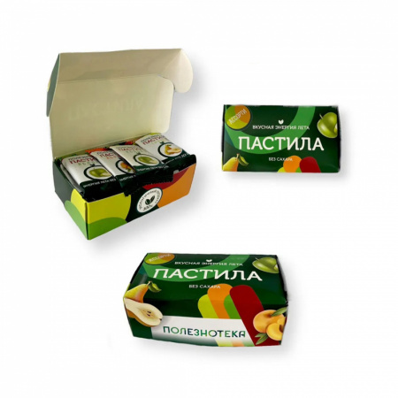 Пастилки (Полезнотека) ассорти (абрикос, груша, яблоко), 1 кор. 300 г.