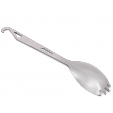 Ловилка с крючком титановая T-Gear Titanium Hooked Spork Polished