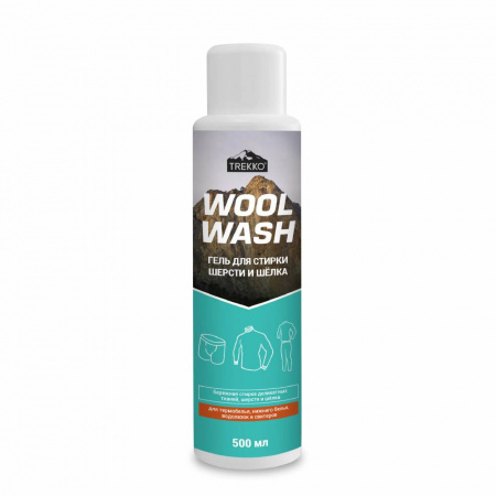 Гель для стирки деликатных тканей, шерсти и шелка Trekko Wool Wash 500 мл