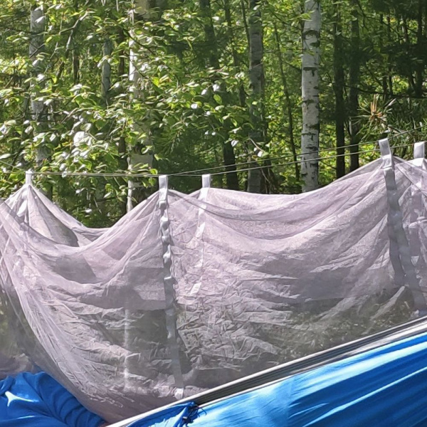 Гамак туристический двухместный с москитной сеткой Mormus Equip Ultralight Hammock