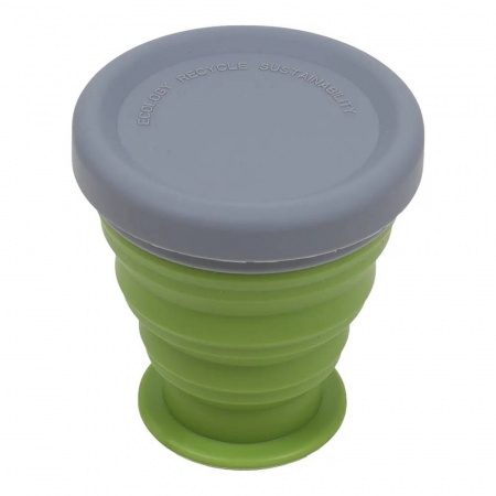 Стакан силиконовый оливковый 200 мл. Track