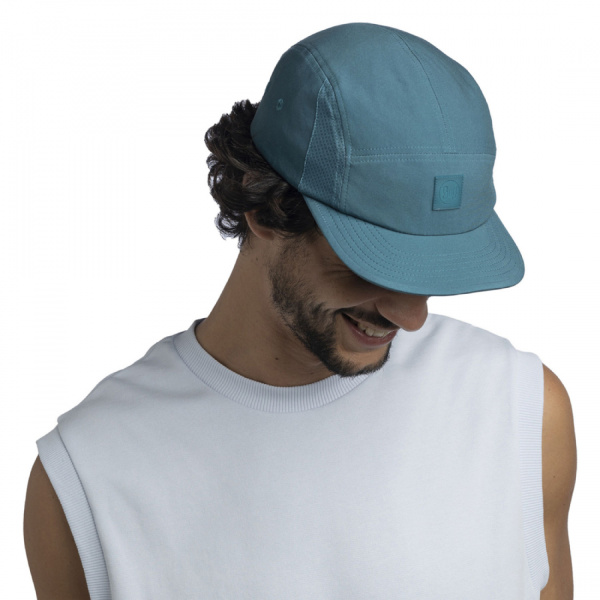 Кепка Buff 5 Panel Go Cap Solid Teal