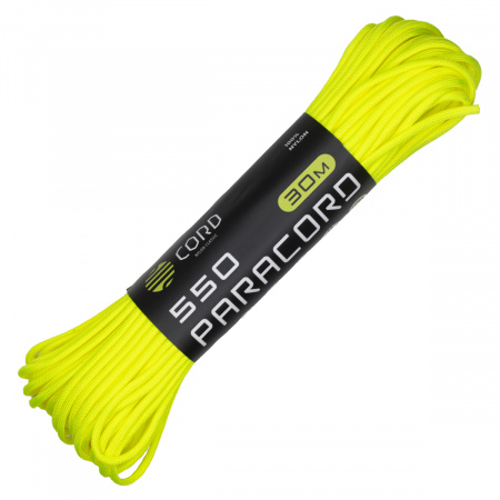 Паракорд 550 CORD nylon 30м RUS (neon yellow)