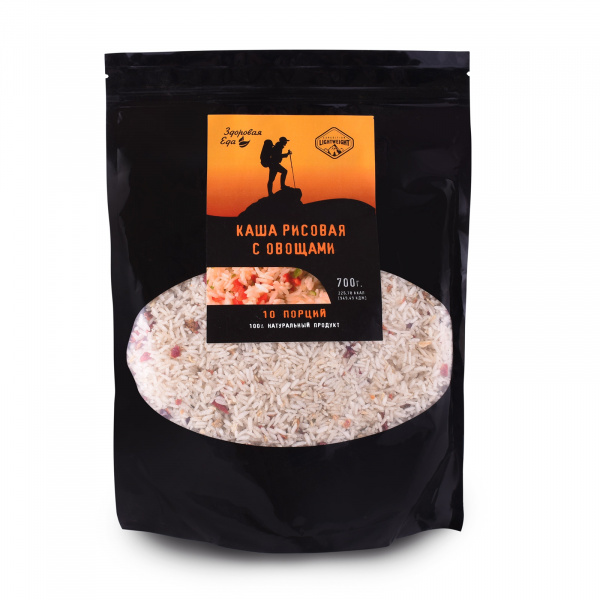 Каша рисовая с овощами 700 г ("Здоровая Еда")