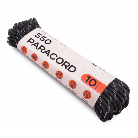 Паракорд 550 T-Gear x CORD nylon 10м световозвращающий