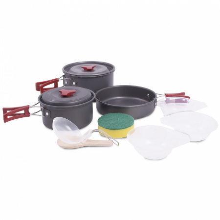 Набор посуды, 2 кастрюли, 1 сковородка, (2-3 персоны) BRS-153 Набор посуды, 2 кастрюли, 1 сковородка, (2-3 персоны) BRS-153