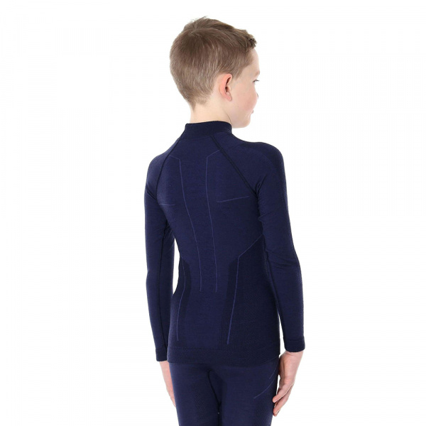 Термобелье для мальчиков Brubeck футболка с дл. рукавом шерсть мериноса ACTIVE WOOL