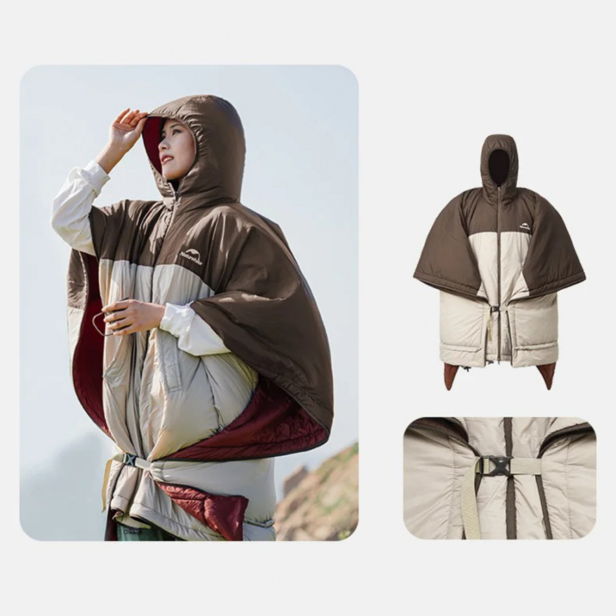 Спальный мешок-пончо Naturehike Multi-Purpose Cloak Sleeping Bag CNK2300SD019