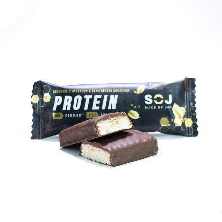 Батончик протеиновый "Protein SOJ" с арахисом 50г