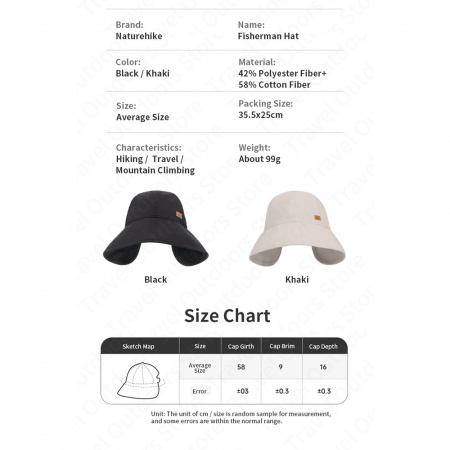 Панама Naturehike NH21FS533