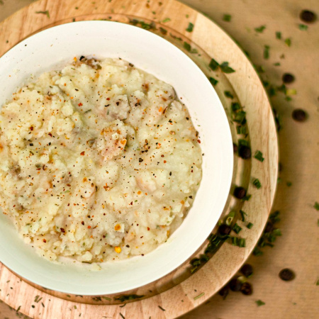 Картофельное пюре с жареным луком и сливками 500г, СПЕЦПИТ