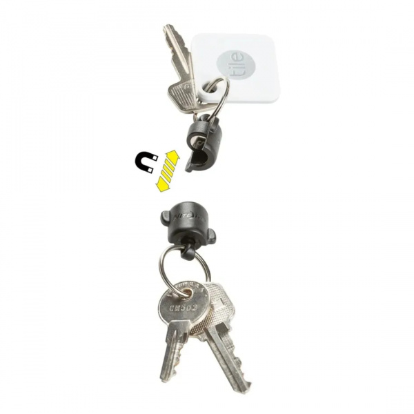 Брелок для ключей NiteIze KeyRing 360 Magnetic Quick Connector, магнитный замок