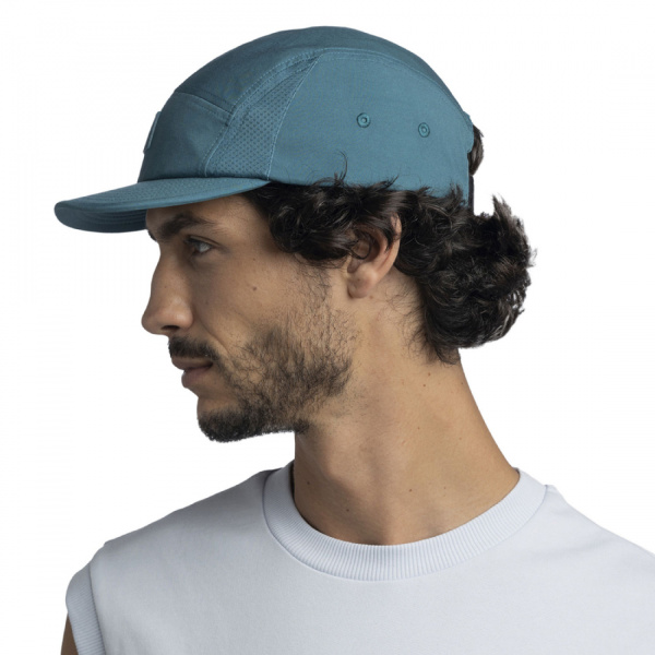 Кепка Buff 5 Panel Go Cap Solid Teal