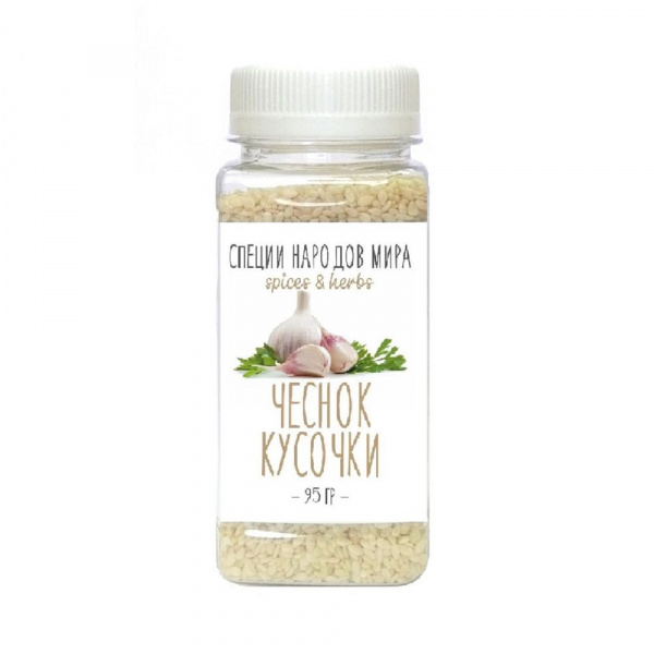 Organic Food Чеснок сушеный гранулированный, 95 гр. ПЭТ