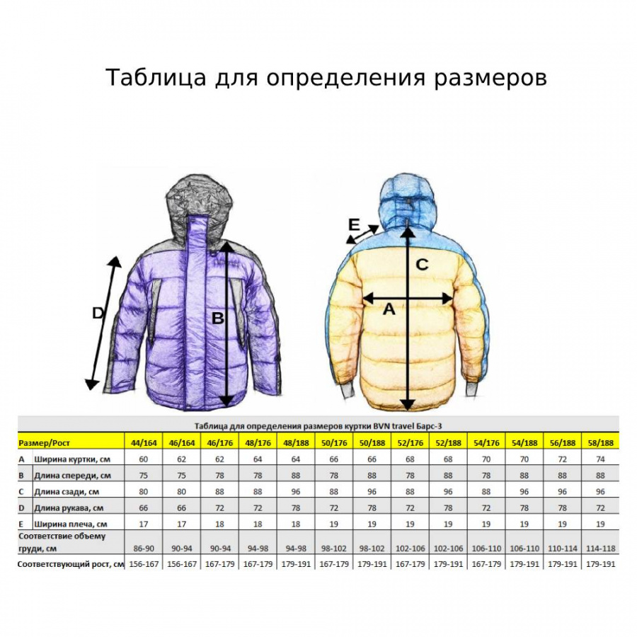 Куртка пуховая BVN Барс-3