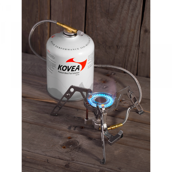 Горелка газовая со шлангом(30см) Kovea Moonwalker Stove Camp-4 KB-0211G