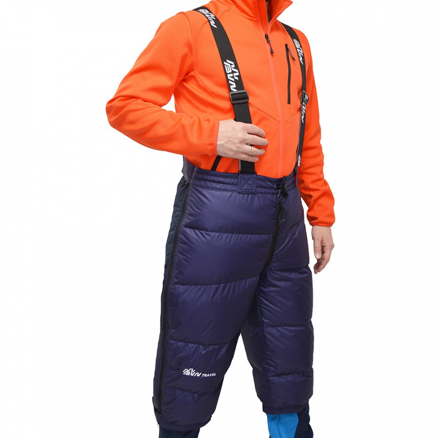 Шорты-самосбросы пуховые BVN Дыхтау-4 темно-синие 60/188