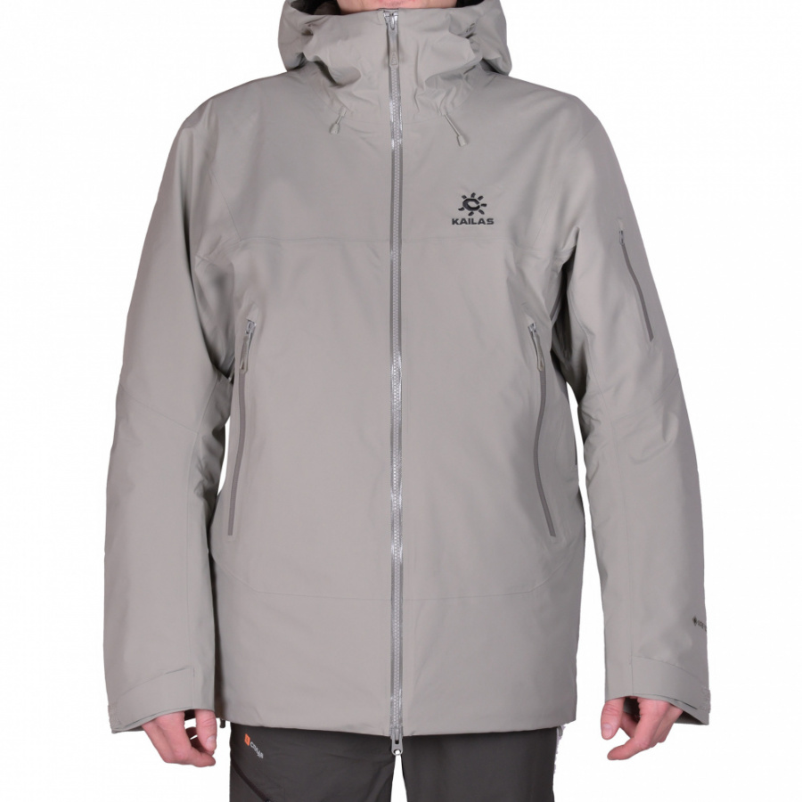 Куртка мембранная утепленная Kailas BM45 GTX Ski Hardshell Jacket KG2441115 Серо-зеленая 11449 XL