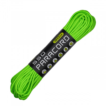 Паракорд 550 CORD nylon 30м RUS (neon green)