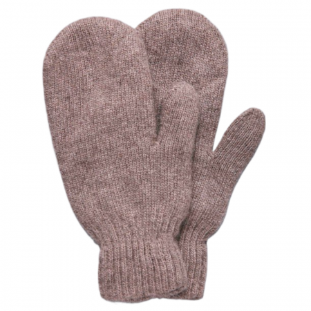 Варежки 70% шерсть, L (Коричневый)