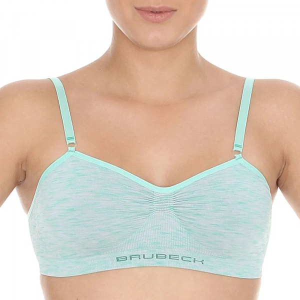 Термобелье женское Brubeck бюстгальтер FUSION морская волна 65 A/B