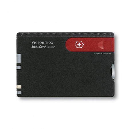 Швейцарская карта Victorinox SwissCard Classic (0.7103) черный коробка подарочная