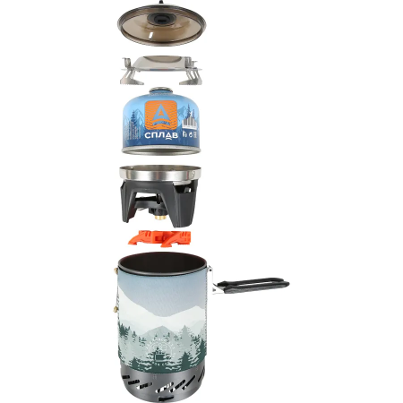 Горелка с кастрюлей FastBoil Track