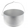 Котелок костровой цилиндрический 8 л, алюм. (Следопыт)