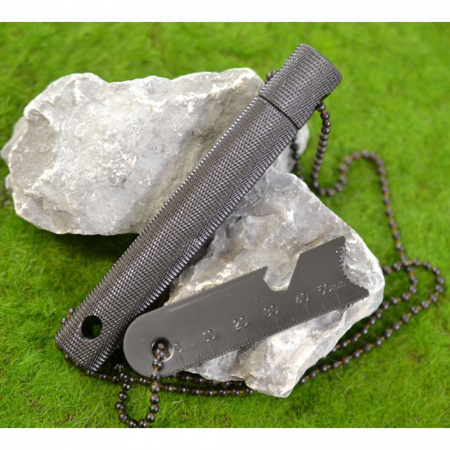 BK09BO778 Fire Starter - огниво, компас, линейка