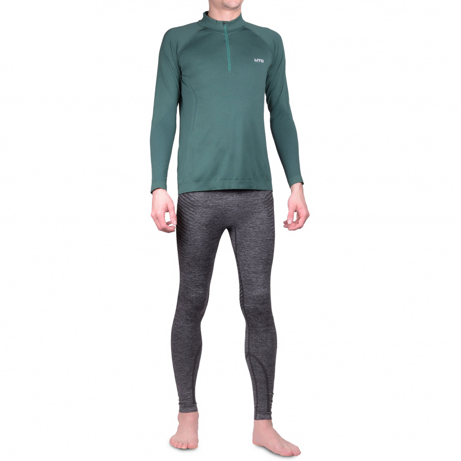 Термофутболка с длинным рукавом UTO Running Long Sleeve Half Zip 946119