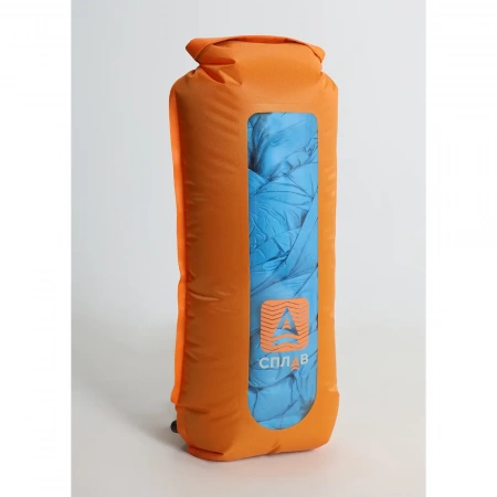 Гермомешок компрессионный с окном Сплав 20 л (оранжевый)