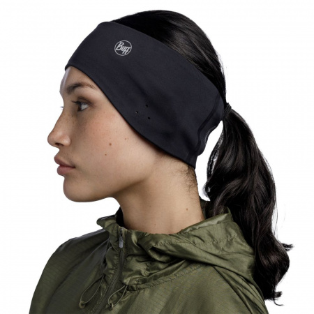 Повязка Buff Windproof Headband Solid Black (S-M) 132941.999.20.00