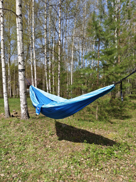 Гамак туристический двухместный с москитной сеткой Mormus Equip Ultralight Hammock