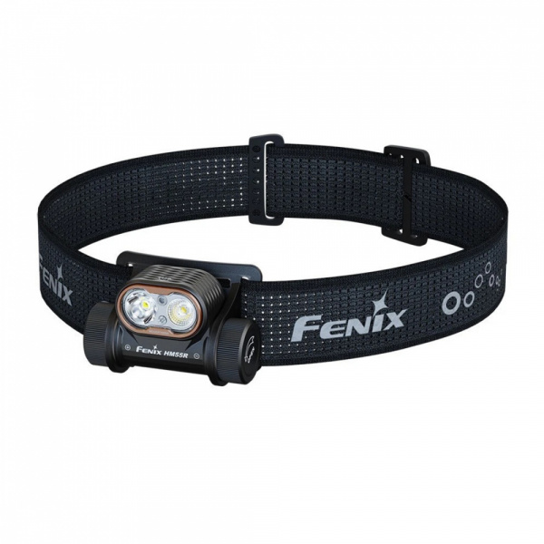 Фонарь налобный Fenix HM55Rbk черный 1200 люмен