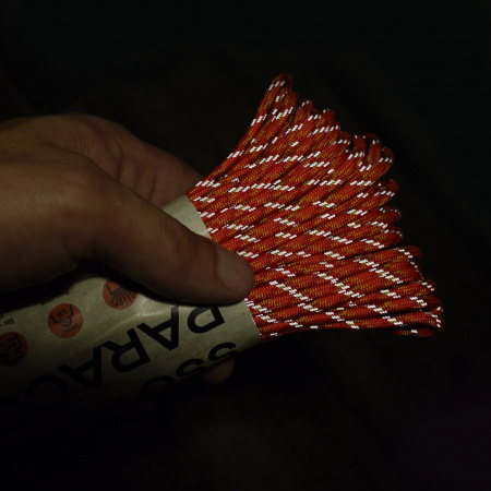 Паракорд 550 T-Gear x CORD nylon 30м световозвращающий