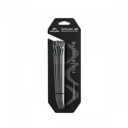 Колышки Naturehike Lightweight Pegs CNK2650PJ014 V-образные 6 шт 18 см