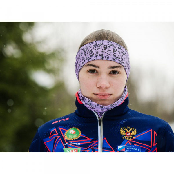 Бафф Wonder Trail Print Lilac
