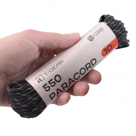 Паракорд 550 T-Gear x CORD nylon 10м световозвращающий