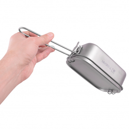 Ланч-бокс титановый T-Gear Titanium Lunchbox 800