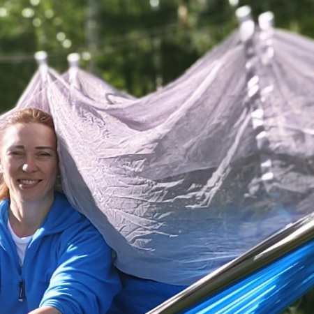 Гамак туристический двухместный с москитной сеткой Mormus Equip Ultralight Hammock Гамак туристический двухместный с москитной сеткой Mormus Equip Ultralight Hammock