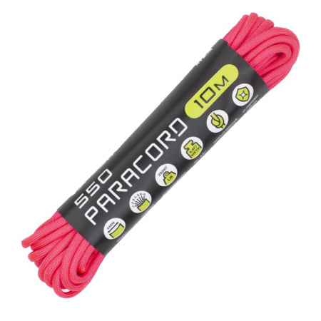 Паракорд 550 CORD nylon 10м RUS (neon pink)