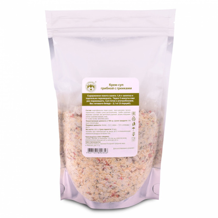 Крем-суп Грибной картофельный с гренками 300г, СПЕЦПИТ