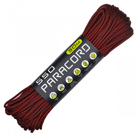 Паракорд 550 CORD nylon 30м RUS (red snake)