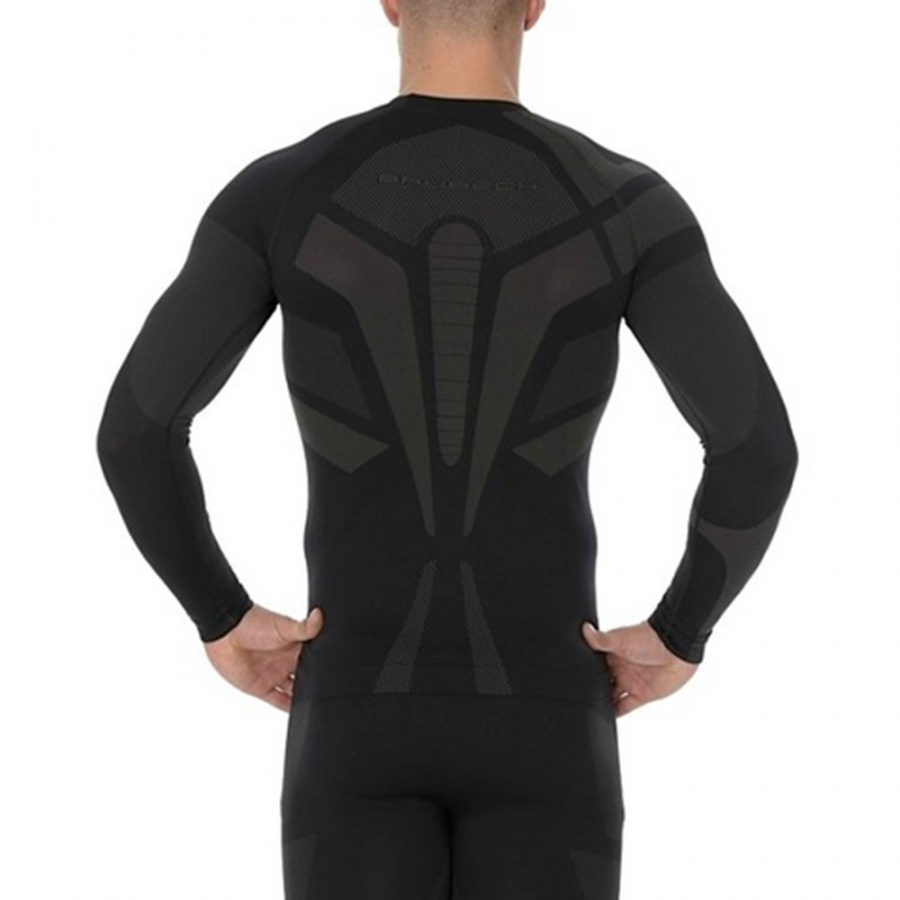 Термобелье мужское Brubeck футболка с длинным рукавом зональная DRY