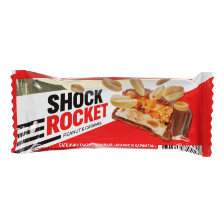 Батончик глазированный арахис и карамель 40 г