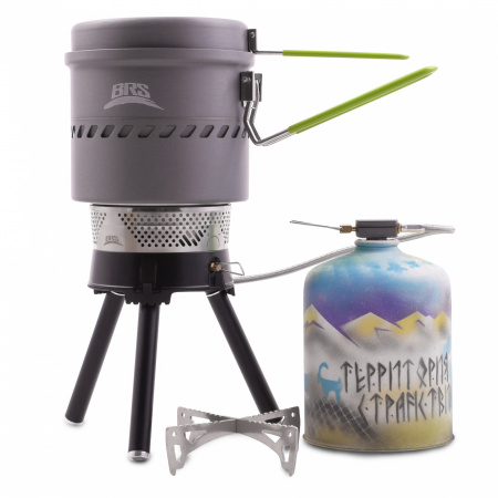 Система приготовления пищи BRS-T19 Reactor 1 л черная (TS19+TS19A+таганок)