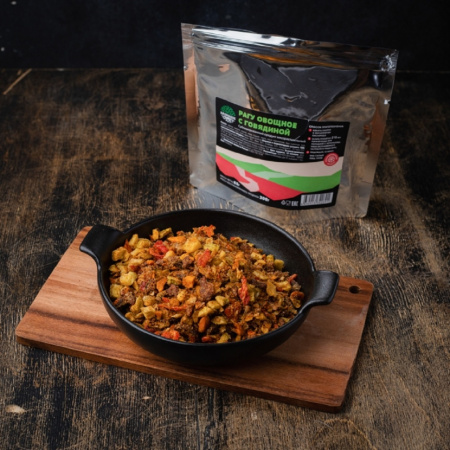 Сублимат Рагу овощное с говядиной (Кронидов) 85 гр