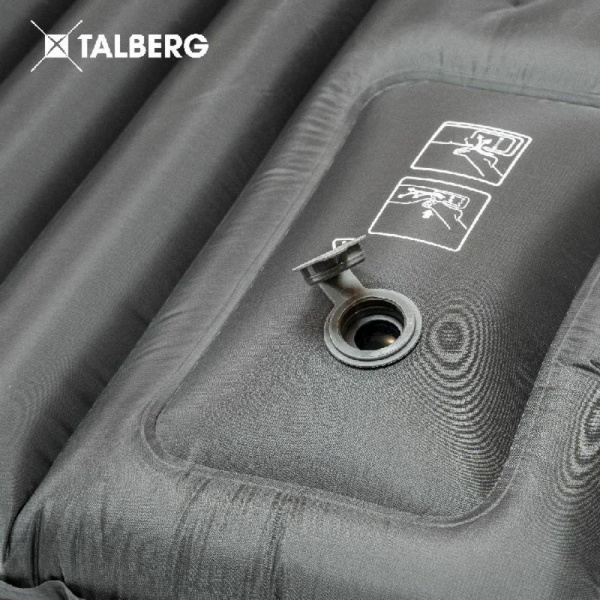 Talberg надувной коврик LUXOR AIR GREY MAT (185х60х8)