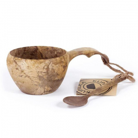 Чашка кукса KUPILKA 21 с чайной ложкой, в упаковке (Original)